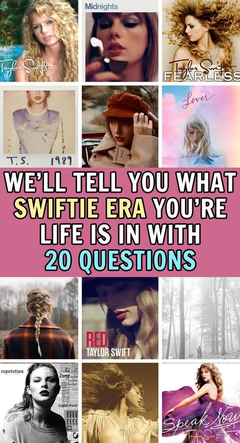 Imagines of all 12 of Taylor Swift's albums with title in center. Tswift Eras Outfit, Taylor Swift Eras In Order, What Era Am I In, Different Eras Of Taylor Swift, Eras Film Outfits, Taylor Swift Different Eras Outfits, Eras Aesthetic Taylor Swift, Eras Set List, Different Taylor Swift Eras