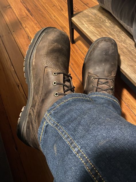 Work Boots Aesthetic Men, Men Work Boots Outfit, Carhartt Aesthetic Men, Work Boots Outfit Men, Timberland Aesthetic, Ceramic Witch, Workwear Boots, Worker Boots, Pretty Shoes Sneakers