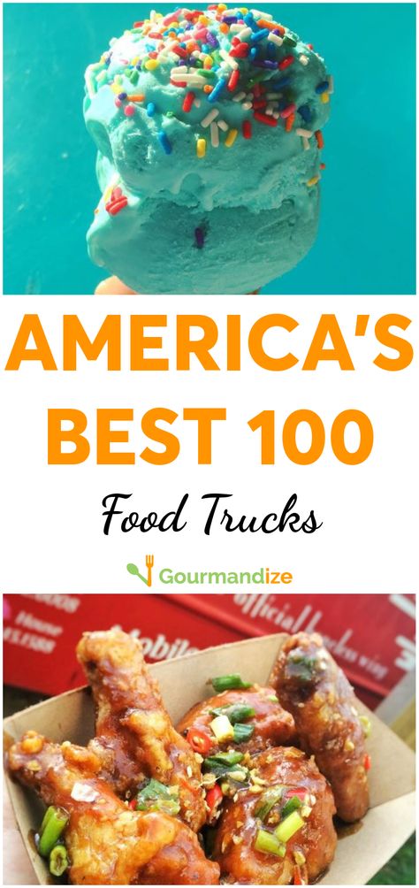 Food trucks are everywhere these days, and they keep on multiplying. If you're looking for the best mobile meal-maker near you, check out our list of America's 100 Best Food Trucks!  #americasbestfoodtrucks #foodtrucks #travel #foodtruckeats #streetfoods #wheretofindthebestfoodtrucks #americanfoods #mealsonwheels Food Truck Menu Ideas Meals, Best Food Truck Ideas, Foodtrucks Ideas Food, Food Truck Food Ideas, Unique Food Truck Ideas, Food Truck Menu Ideas, Food Truck Recipes, Burritos Chicken, Midwestern Food