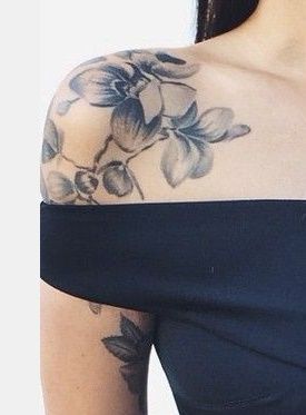 Orchid Tattoo! Orchid Tattoo, Full Sleeve Tattoos, Shoulder Tattoos For Women, Shoulder Tattoos, Maori Tattoo, Tattoo Love, Next Tattoo, Ink Ideas, My Tattoo