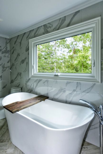 White Vinyl Awning Window – Bathroom Awning Windows Bathroom, Master Tub, Window Bathroom, Awning Window, Bathroom Upstairs, Awning Windows, Bathroom Window, Window Awnings, Bathroom Windows