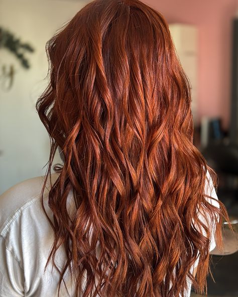 53% of Yall voted for Red copper so here it is 👩🏼‍🦰✨ BIG THANK YOU to @hairbylauren.ss for her Hi Lift Reel 🧡 I’ve been using more of them and when I was looking for a video on it hers was EXACTLY what I was looking for 💞 @pravana Champagne Hi Lift @wellahair @wellahairusa 7/43 Koleston @redkenpro @redken 6R + 7aa Shades eq Quick Blowout @amika @amikapro Top Gloss Shine Spray @dysonbeauty @dysonhairpro @dyson @dysonusa Madera Hairstylist | Copper Red Hair | Red Copper Hair | Madera Hairc... Red Hair Gloss, Red Copper Hair, Copper Red Hair, Hair Gloss, Shine Spray, Hair Red, Red Copper, Copper Red, Copper Hair