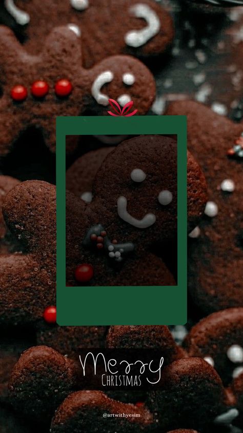 Christmas Templates Instagram, Instagram Christmas Story, Polaroid Templates Aesthetic, Christmas Polaroid, Aesthetic Cookies, Cookies Photography, Christmas Picture Frames, Instagram Font, Birthday Collage