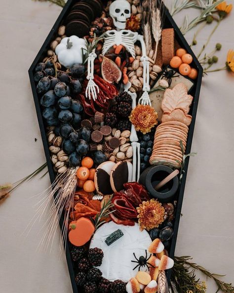 Halloween Charcuterie Board Ideas, Rip To My 20s, Emo Party, 30th Birthday Party Themes, Rip 20s, Halloween Charcuterie Board, Halloween Bridal Showers, Halloween Charcuterie, 30th Birthday Themes