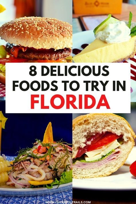 The 8 Best Food in Florida You Can’t Miss American Foods, Cuban Cuisine, Food Fish, Travel Foodie, Florida Food, Usa Food, State Foods, Visit Usa, Birthday Trip