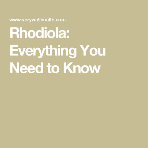 Rhodiola: Everything You Need to Know Rhodiola Rosea Benefits, Rhodiola Benefits, Mood Stabilizer, Anaerobic Exercise, Rhodiola Rosea, Adaptogenic Herbs, Cleanse Detox, Holistic Lifestyle, Improve Mood