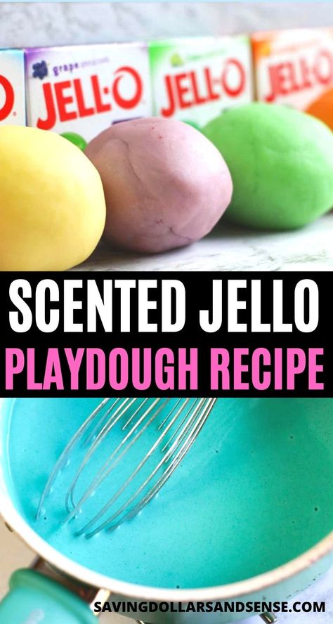 Jello Playdough recipe: This scented Jello Playdough Recipe is the best homemade playdough because it smells delicious!  This homemade playdough is a fun and SO EASY to make too! Scented Playdough Recipe No Cook, Jello Playdough Recipe, Best Homemade Playdough Recipe, Edible Slime, Homemade Playdough Recipe, Iphone Wallpaper Winter, Xmas Wallpaper, Playdough Recipe, Homemade Playdough