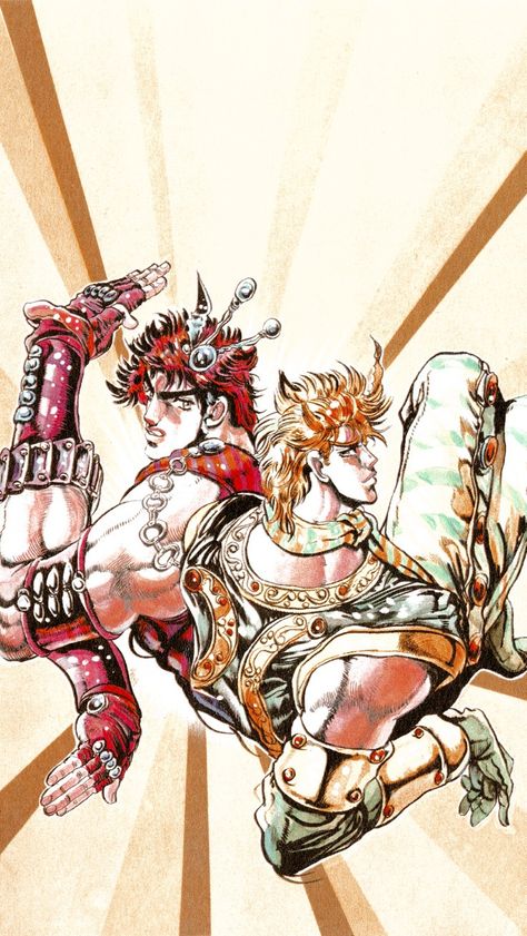 Battle Tendency Wallpaper, Jjba Battle Tendency, Jojo Artwork, Acid Wallpaper, Jojo Wallpaper, Battle Tendency, Japanese Poster Design, King Crimson, Jojo Parts