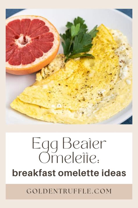 A healthy breakfast that is fluffy, light, and flavorful, this egg beater omelette packs a protein punch. Made with egg beaters, cottage cheese, and za’atar, the spices add a zippy flavor to the soft fluffy textures of this dish. Make it the next time you need something healthy and fast. Egg Beaters Recipes Breakfast, Egg Beaters Recipes, Wheat Free Pancakes, Sugar Free Breakfast, Ww Breakfast, Easy Breakfast Brunch, Recipe Hacks, Fluffy Light, Drink Inspiration