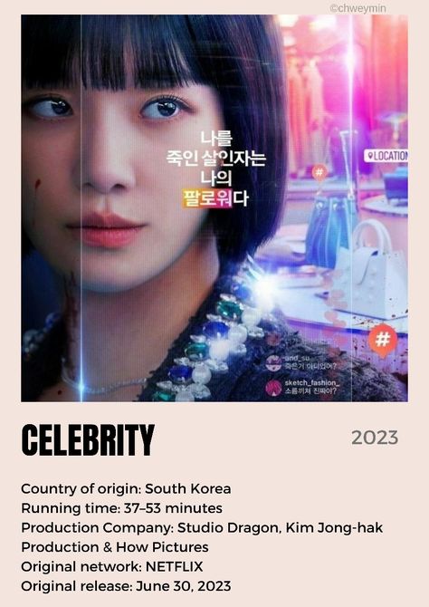 CELEBRITY KDRAMA MINIMALIST POSTER Celebrity Kdrama 2023 Poster, Celebrity Series Korea, Celebrity Kdrama Poster, Kdrama Checklist, Employee Wellness Programs, Bad Girlfriend, Celebrity Kdrama, Drama List, Night Film