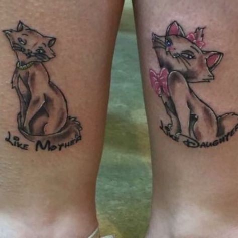 My daughters and my tattoos. Marie & Duchess. Like Mother Like Daughter Marie And Duchess Tattoo, Duchess Tattoo, Marie Tattoo, Mother Daughter Tat, Beverly Hills Chihuahua, Daughter Tattoo, My Tattoos, Like Mother Like Daughter, Daughter Tattoos