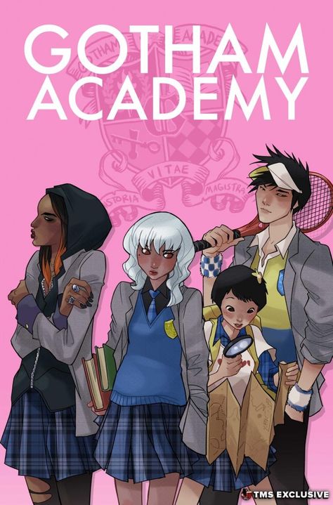 TMSGA-promo Gotham Comics, Gotham Academy, Gotham News, Famous Comics, Mary Sue, Arte Dc Comics, New 52, Damian Wayne, Superhero Comics