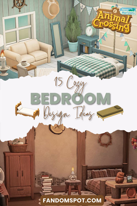 Not sure what to do with your Animal Crossing bedroom? We've got you covered with this adorable inspo gallery - perfect for any cozy bedroom build. Acnh Bedroom Layout, Animal Crossing Gallery Ideas, Animal Crossing Bedrooms, Acnh Cottagecore Bedroom, Bedroom Animal Crossing New Horizon, Animal Crossing Room Ideas Bedroom, Chambre Animal Crossing New Horizon, Acnh Bedroom Inspiration, Animal Crossing House Ideas Interior