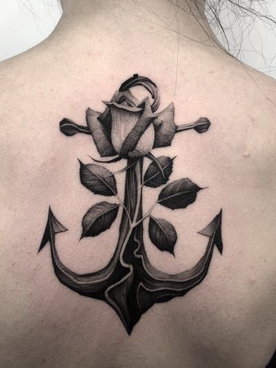 Top 250 Best Nautical Tattoos (July 2019) | Tattoodo Anchor Rose Tattoo, Rose Tattoo Men, Sea Tattoo, Mommy Tattoos, Anchor Tattoos, Tattoo People, Nautical Tattoo, Anchor Tattoo, Cool Tattoos For Guys