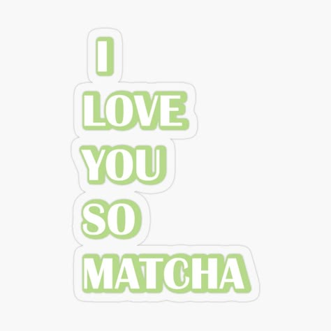 Matcha Stickers Aesthetic, Matcha Sticker, Sticker Graphic Design, Matcha Girl, Sticker Design Inspiration, Sticker Graphic, Bubbles Wallpaper, Cute Laptop Stickers, Polaroid Frame