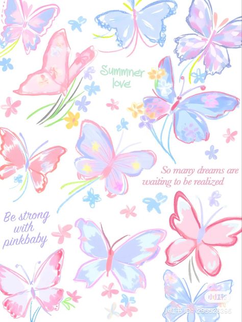 Leaves Wallpaper Iphone, Printable Wall Collage, Pelo Anime, Phone Wallpaper Boho, Iphone Wallpaper Classy, Iphone Wallpaper Kawaii, Butterfly Wallpaper Iphone, Cute Pastel Wallpaper, Butterfly Drawing