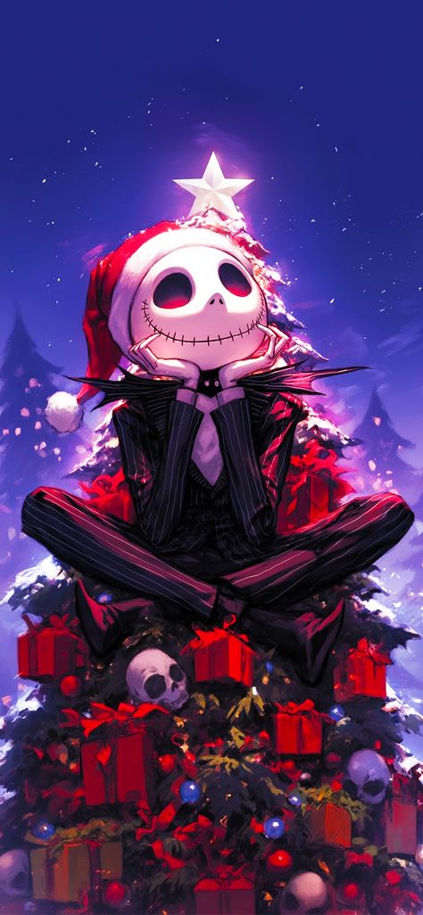 Cute Jack Skellington Wallpaper, Merry Christmas Nightmare Before, Friday The 13th Nightmare Before Christmas, Merry Christmas Jack Skellington, Horror Cartoon Wallpaper, Tnbc Wallpapers, Christmas Wallpaper Nightmare Before, Tim Burton Christmas Wallpaper, Creepmas Wallpaper Iphone