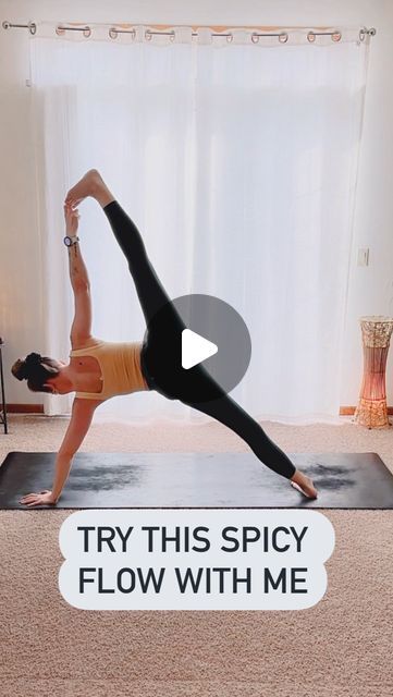 kellie Jeffris on Instagram: "ready to build some heat? save and try this spicy flow with me 🌶️ 🔥  #yogainspiration #yogaflowideas #yogaflowsequence #yogaflow #creativeyoga #powerflowyoga #yoga" Yoga Flow Inspiration, Advanced Yoga Flow, Yoga Calisthenics, Advanced Yoga Poses, Yoga Vibes, Essential Yoga Poses, Dynamic Yoga, Yoga Flow Sequence, Yoga Sculpt