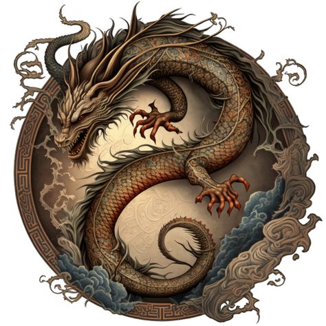 Year of the Dragon Metal Dragon Chinese Zodiac, Chinese Zodiac Signs Art, Wood Dragon Chinese Zodiac, Earth Dragon Chinese Zodiac, Earth Dragon Tattoo, Year Of The Dragon Tattoo, Dragon Meaning, Earth Dragon, Leo Zodiac Tattoos