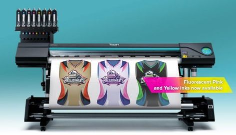 Top 6 Wide format Dye sublimation Printing Machines - ImprintNext Blog Swing Design, Custom T Shirt Printing, Sublimation Printer, Sublimation Paper, Printing Business, Printing Methods, Printing Techniques, Dye Sublimation, Heat Transfer