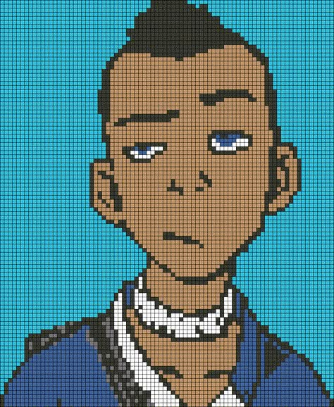 Drawing Ideas Avatar, Sokka Boomerang, Airbender Drawing, Last Airbender Wallpaper, Avatar The Last Airbender Wallpaper, Nostalgia Cartoon, Art Avatar, Tiny Cross Stitch, Easy Pixel Art