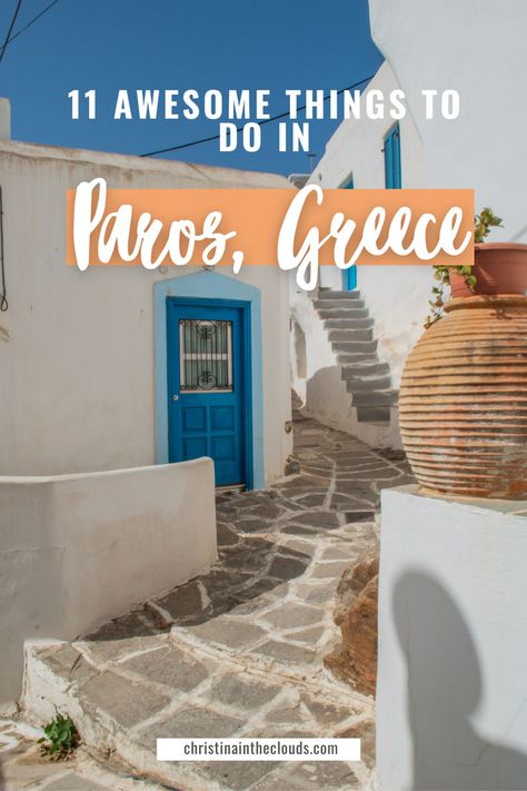 Discover the enchanting beauty of Paros, Greece! 🌊✨ Explore this guide on the top things to do in Paros Greece, including the must-see in Paros landmarks and attractions. Relax and unwind at the best beaches in Paros, where crystal-clear waters and golden sands await you. Wondering how to get to Paros island? I've got all the tips and information you need for a seamless journey to this stunning Cycladic paradise. Start planning your dream holiday to Paros now! Paros Island, Paros Greece, Golden Beach, Dream Holiday, Windsurfing, Relax And Unwind, Crystal Clear Water, Paros, Best Beaches