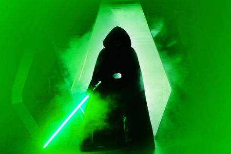 green - 1 Green Lightsaber Aesthetic, Star Wars Green Aesthetic, Luke Skywalker Green Lightsaber, Green Lightsaber, Star Wars Green, Luke Skywalker Lightsaber, Green Vibe, Star Wars Fanfiction, Wall Green