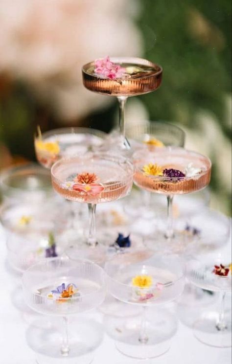 #Events #HomeInspiration #Ideas #Bar #InteriorDesign #Creativity #Elevating #Floral #DecorInspiration #Flower #with Champagne Tower With Flowers, Whimsical Bachelorette Party, Pedals And Prosecco Bridal, Wildflower Brunch, Champagne Bridal Shower Theme, Flower Themed Bridal Shower Ideas, Whimsical Bridal Shower Ideas, Petals And Prosecco Theme, Petals And Prosecco Bridal Shower Theme