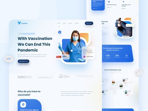 Medical Website Design, Best Landing Page Design, Studio Marketing, Landing Page Inspiration, Poster Design Layout, Ui Ux Designer, Corporate Presentation, Ux Design Inspiration, Medical Design