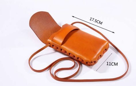 Phone Sling Bag, Leather Bag Tag, Leather Phone Bag, Leather Cell Phone Cases, Leather Wallet Design, Cellphone Bag, Leather Phone Pouch, Leather Accessories Handmade, Diy Leather Bracelet