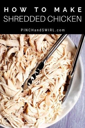 How to Make Shredded Chicken - Pinch and Swirl Oven Pulled Chicken, Slow Cooker Pulled Chicken, Soups And Sandwiches, Salsa Ranchera, Slow Cooker Shredded Chicken, Crockpot Chicken Healthy, Make Shredded Chicken, Delicious Clean Eating, Mexican Foods