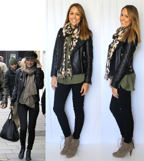 Olive Green Shirt Outfit, Green Shirt Outfits, Leather Jacket Outfits, Winter Outfit Inspiration, Legging Outfits, Blouse Outfit, Fall Fashion Outfits, Casual Fall Outfits, Mode Inspiration