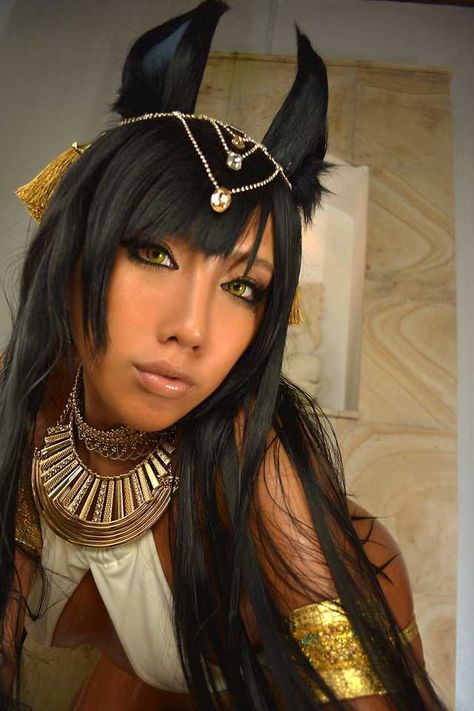 [nonsummerjack (non)]My GOD ANUBIS - Imgur Egyptian Cosplay Woman, Anubis Cosplay, Egyptian Cosplay, Grey Hounds, God Anubis, Dolly Castro, Maid Outfit, Egyptian Goddess, Artistic Style