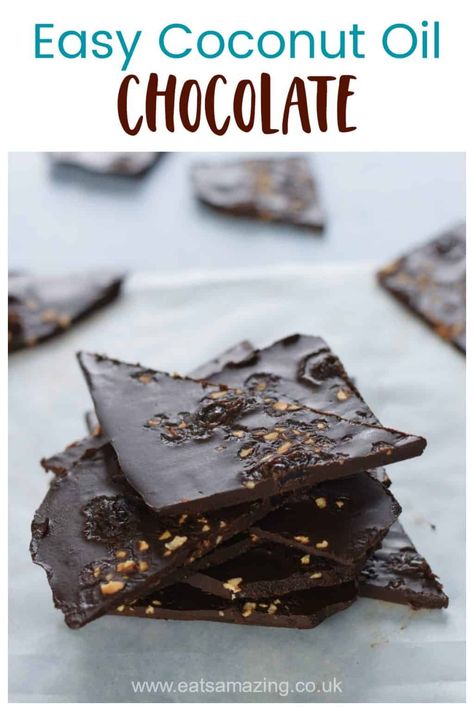 Coconut Oil Candy Recipes, Chocolate Coconut Bark, Canna Coconut Oil Recipes, Coconut Oil Chocolate Bark, Infused Coconut Oil Recipes, Canna Chocolate Recipe, Healthy Bark Recipes, Coconut Oil Treats, Dessert Bark