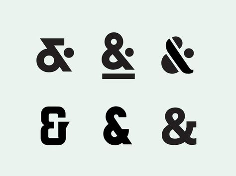 Ampersands by Steve Wolf Ampersand Logo, Typographie Logo, Ampersand Sign, Steve Wolf, Instagram Font, Typography Images, Cursive Fonts, Graphic Design Studios, Typography Letters