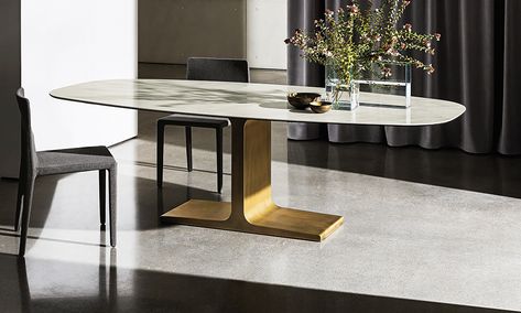 Dining Table For Kitchen, Modern Table Design, Table For Kitchen, Dining Table Gold, Ceramic Dining Table, Stone Dining Table, Contemporary Dining Table, Trestle Dining Tables, Rectangle Dining Table