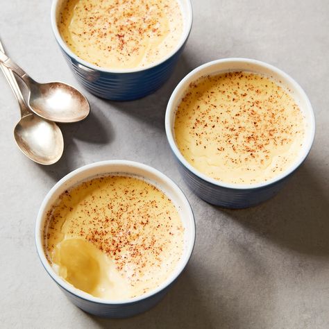 Easy Egg Custard Recipe | Epicurious Old Fashioned Egg Custard Recipe, Egg Custard Recipe, Baked Egg Custard, Egg Custard Recipes, Sea Food Salad Recipes, Custard Recipe, Dinner Party Desserts, Baked Custard, Egg Custard