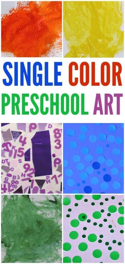 Single color art explorations are great for preschool artists. Preschool Color Collage, Color Green Activities For Preschool Art Projects, Color Collage Preschool, Color Art Projects, Colors Preschool, Art Provocations, Color Art Lessons, Colorful Art Projects, Art Exploration