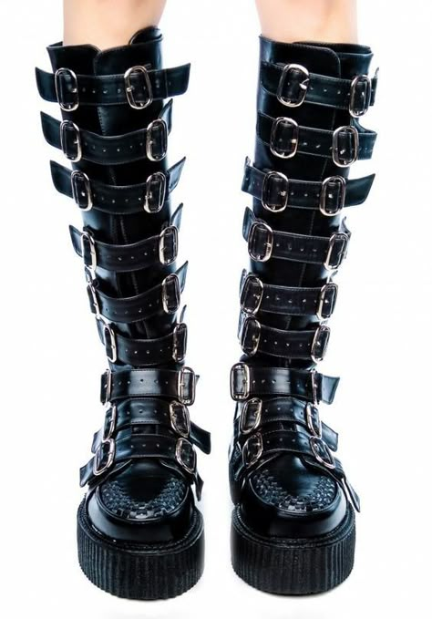 I Can't Find These Anywhere! :( Abby Sciuto, Creeper Boots, Gothic Fashion Women, Demonia Boots, Goth Shoes, Goth Boots, Gothic Boots, Demonia Shoes, Gothic Shoes