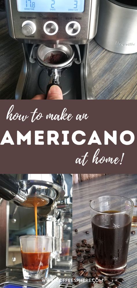 Starbucks Americano Recipe, Nespresso Americano Recipe, Americano Recipe Coffee, How To Make Americano Coffee At Home, How To Make An Americano Coffee, Barista Drink Ideas, How To Make Espresso At Home, Americano Coffee Recipe, Americano Recipe