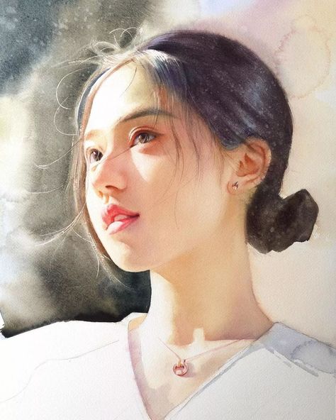 JAKIRA on Instagram: “This beautiful watercolor portrait painting by @shanhu0_0 Follow @jakira_art Follow @jakira_art Follow @jakira_art ⠀⠀⠀⠀⠀⠀⠀⠀⠀…” Watercolor Art Face, Watercolor Portrait Painting, Abstract Portrait Painting, 수채화 그림, Oil Portrait, Watercolor Portrait, April 12, Abstract Portrait, Beautiful Watercolor