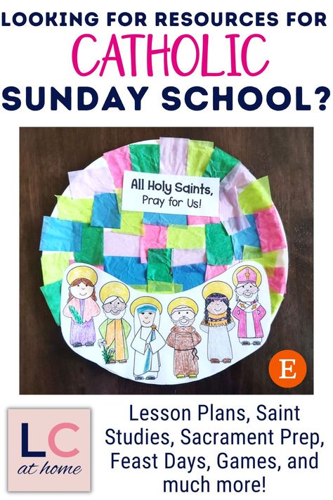 Kindergarten Ccd Activities, Ccd Crafts Catholic, Kindergarten Faith Formation, Catechism Activities For Kids, Catholic Schools Week Ideas Activities, Catholic Kindergarten Activities, Saint Projects For Kids Catholic, Kindergarten Catholic Activities, Catholic Education Week Activities