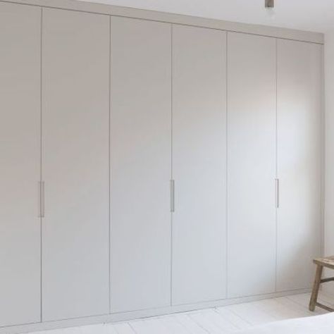 Loft Decorating Ideas Upstairs, Built In Wardrobe Doors, Floor To Ceiling Wardrobes, Hallway Cupboards, Fitted Wardrobes Bedroom, Floor To Ceiling Cabinets, Bedroom Built In Wardrobe, Kitchen Wall Storage, Hall Flooring