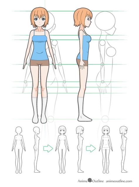 Bodies Sketch, Body Layout, Drawing Bodies, Anime Bodies, People Anime, Easy People Drawings, Body Draw, Fashion Quiz, Drawing Anime Bodies