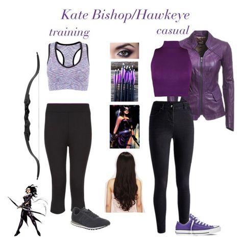 "Kate Bishop/Hawkeye" by karanova ❤ liked on Polyvore featuring art, marvel, Hawkeye, youngavengers and katebishop Kate Bishop Cosplay Diy, Kate Bishop Halloween Costume, Kate Bishop Outfit Ideas, Kate Bishop Cosplay, Kate Bishop Outfit, Kate Bishop Costume, Marvel Outfit Ideas, Hawkeye Outfit, Kate Bishop Aesthetic