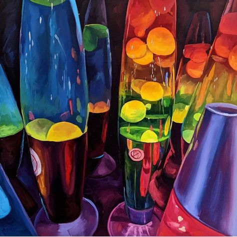 Painting On Linen, Floor Is Lava, The Floor Is Lava, Lava Lamps, Cool Backgrounds Wallpapers, Decorative Frame, A Level Art, Ap Art, Linen Canvas