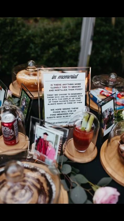 Remembrance Table At Wedding, In Memory Table, Memorial Table Wedding, Remembrance Table, Food For Memory, Memory Table Wedding, Memorial Table, Whimsical Romantic, Memory Table