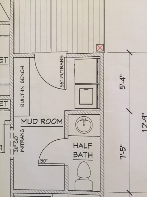 Bathroom Laundry Mudroom Combo, Half Bath Laundry Room Combo Floor Plan, Mudroom With Bathroom Layout, Mudroom And Bathroom Combo, Mudroom Laundry Room Bathroom Combo, Mudroom Laundry Half Bath, Half Bath Laundry Room Combo Farmhouse, Mud Room Half Bath Combo, Mud Room Powder Room Combo