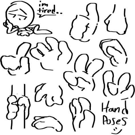 Comic Hands Drawing, Rawr Hands Reference Drawing, Silly Hands Drawing, Jaiden Animations Hand Guide, Organs Drawing Reference, Simple Hands Reference, Cartoon Hand Drawing Reference, How To Draw Arms Cartoon, Cartoonish Hand Reference