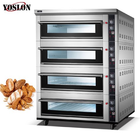 Yoslon Manufacturers Commercial, 4 Deck 16 Trays Pizza Bread Heating Gas Cake Oven/ https://m.alibaba.com/product/60407522599/Yoslon-Manufacturers-Commercial,-4-Deck-16.html?__sceneInfo={"cacheTime":"1800000","type":"appDetailShare"} Deck Oven, Cake Oven, Cake Biscuit, Gas Oven, Pizza Bread, Toaster Oven, Making Machine, Oven Baked, Growing Vegetables